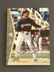 Ryan Braun [1995 Design Autograph] Baseball Cards 2007 SP Rookie Edition Prices