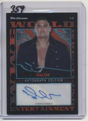 Walter [Refractor] Wrestling Cards 2021 Topps Slam Attax Chrome WWE Autographs Prices
