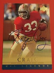 Roger Craig [Gold] Football Cards 2000 Upper Deck Legends Autographs Prices