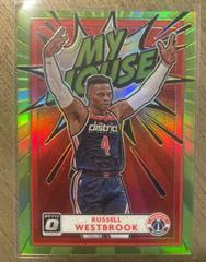 Russell Westbrook [Green] Basketball Cards 2020 Panini Donruss Optic My House Prices