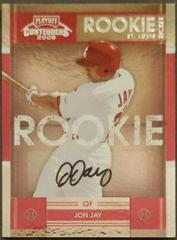 Jon Jay [Autograph] #89 Baseball Cards 2008 Playoff Contenders Prices