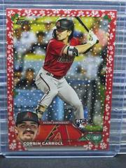 Corbin Carroll [Red] #H113 Baseball Cards 2023 Topps Holiday Prices