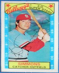 Ted Simmons Baseball Cards 1979 Kellogg's Prices