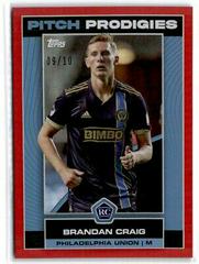 Brandan Craig [Red] #140 Soccer Cards 2023 Topps MLS Prices