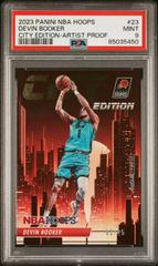 Devin Booker [Artist Proof] #23 Basketball Cards 2023 Panini Hoops City Edition Prices