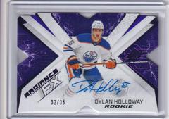 Dylan Holloway [Purple Autograph] #RFX-63 Hockey Cards 2022 SPx Radiance FX Prices