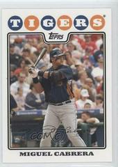 Miguel Cabrera Baseball Cards 2008 Topps Prices