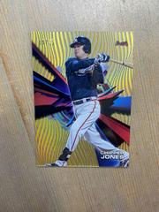 Chipper Jones [Waves Sky Rainbow] #HT-CJ Baseball Cards 2015 Topps High Tek Prices