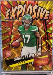 Garrett Wilson [Gold] Football Cards 2022 Panini Absolute Explosive Prices