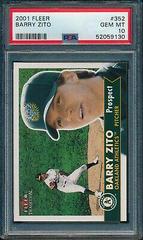 Barry Zito #352 Baseball Cards 2001 Fleer Prices