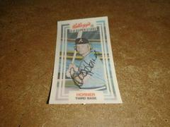 Bob Horner Baseball Cards 1983 Kellogg's Prices