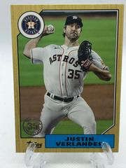 Justin Verlander #87TB-16 Baseball Cards 2022 Topps 1987 Series 2 Prices