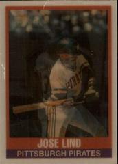 Jose Lind #62 Baseball Cards 1989 Sportflics Prices