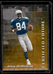 Joey Galloway Football Cards 1995 Panini Select Certified Future Prices