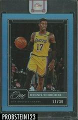 Dennis Schroder [Blue] Basketball Cards 2020 Panini One and One Prices