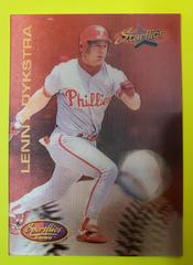Lenny Dykstra [3D Starflics] #191 Baseball Cards 1994 Pinnacle Prices