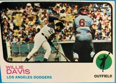 Willie Davis #35 Baseball Cards 1973 Topps Prices