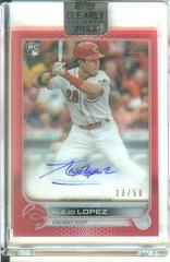 Alejo Lopez [Red] #CAA-AL Baseball Cards 2022 Topps Clearly Authentic Autographs Prices