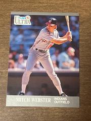 Mitch Webster Baseball Cards 1991 Ultra Prices
