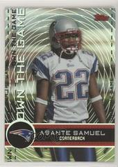 Asante Samuel Football Cards 2007 Topps Own the Game Prices