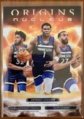 Anthony Edwards, Karl Anthony Towns, Rudy Gobert #13 Basketball Cards 2022 Panini Origins Nucleus Prices