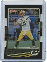Aaron Rodgers [Black Press Proof] Football Cards 2020 Panini Donruss Prices