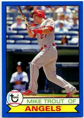 Mike Trout [Blue Border] Baseball Cards 2016 Topps Archives Prices