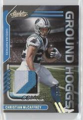 Christian McCaffrey [Silver] #GH-4 Football Cards 2022 Panini Absolute Ground Hoggs Materials Prices
