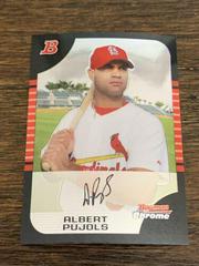 Albert Pujols #105 Baseball Cards 2005 Bowman Chrome Prices