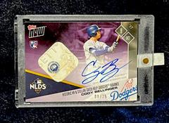 Cody Bellinger [Game Used Base Autograph Purple] #741C Baseball Cards 2017 Topps Now Prices