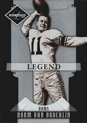 Norm Van Brocklin [Threads] Football Cards 2008 Leaf Limited Prices