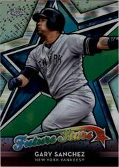 Gary Sanchez [Orange Refractor] Baseball Cards 2018 Topps Chrome Future Stars Prices