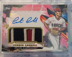 Corbin Carroll [Magenta] #IAP-CCA Baseball Cards 2023 Topps Inception Autograph Patch Prices