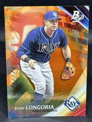 Evan Longoria [Orange] Baseball Cards 2017 Bowman Platinum Prices