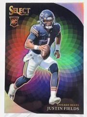 Justin Fields Football Cards 2021 Panini Select Color Wheel Prices