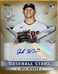 Josh Winder [Gold] #BSA-JWI Baseball Cards 2022 Topps Update Stars Autographs Prices