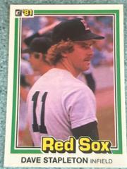 Dave Stapleton #544 Baseball Cards 1981 Donruss Prices