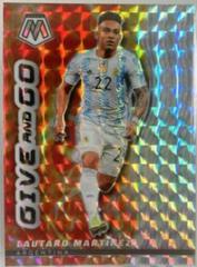 Lautaro Martinez #6 Soccer Cards 2021 Panini Mosaic Road to FIFA World Cup Give and Go Prices