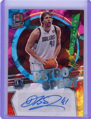 Dirk Nowitzki [Astral] #RSA-DNW Basketball Cards 2021 Panini Spectra RetroSpect Autographs Prices