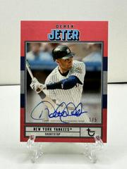 Derek Jeter [Red] #AC-DJ Baseball Cards 2022 Topps Brooklyn Collection Autographs Prices