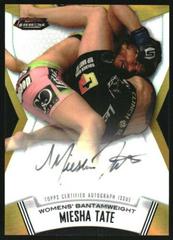 Miesha Tate [Gold] #AMT Ufc Cards 2012 Finest UFC Autographs Prices