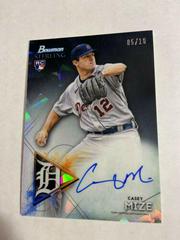 Casey Mize [Refractor] Baseball Cards 2021 Bowman Sterling Rookie Autographs Prices