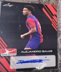 Alejandro Balde #BA-AB1 Soccer Cards 2023 Leaf Goal Autographs Prices