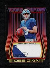 Daniel Jones [Electric Etch Red] #102 Football Cards 2019 Panini Obsidian Prices