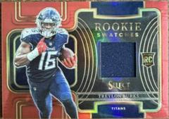 Treylon Burks [Red] #RSW-10 Football Cards 2022 Panini Select Rookie Swatches Prices