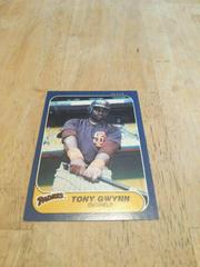 Tony Gwynn #323 Baseball Cards 1986 Fleer Prices