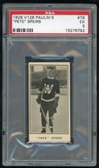 'Pete' Speirs Hockey Cards 1928 V128 Paulin's Prices