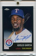 Adolis Garcia [Black] #CPA-AG Baseball Cards 2022 Topps Chrome Platinum Anniversary Autographs Prices