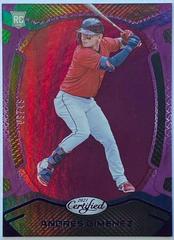 Andres Gimenez [Purple] #25 Baseball Cards 2021 Panini Chronicles Certified Prices