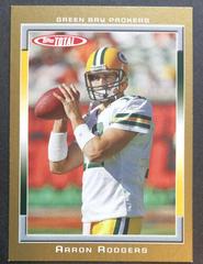 Aaron Rodgers [Gold] #127 Football Cards 2006 Topps Total Prices